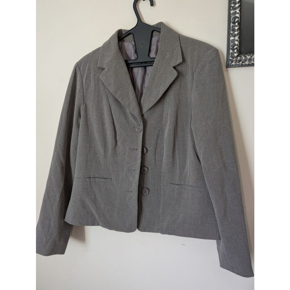 East 5th Gray Blazer Jacket Women's Size 14